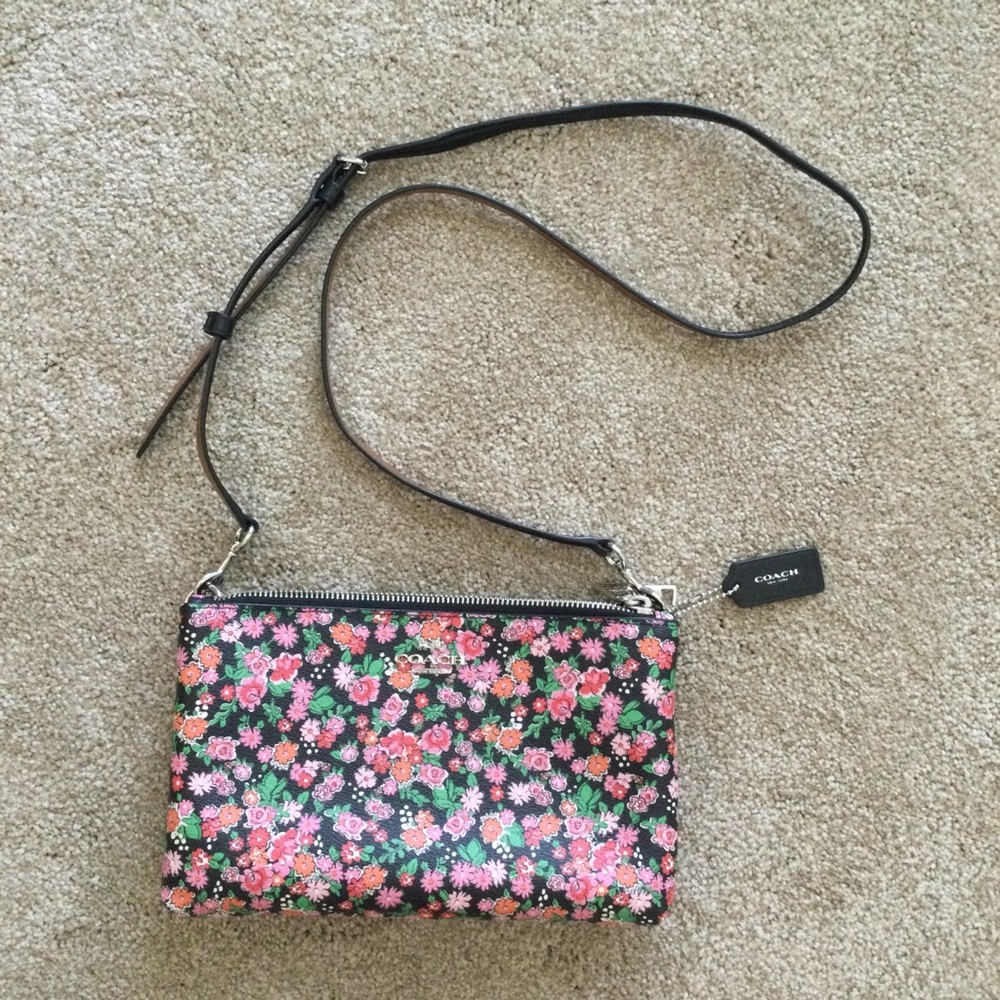 COACH Floral Crossbody - Picture 2 of 7